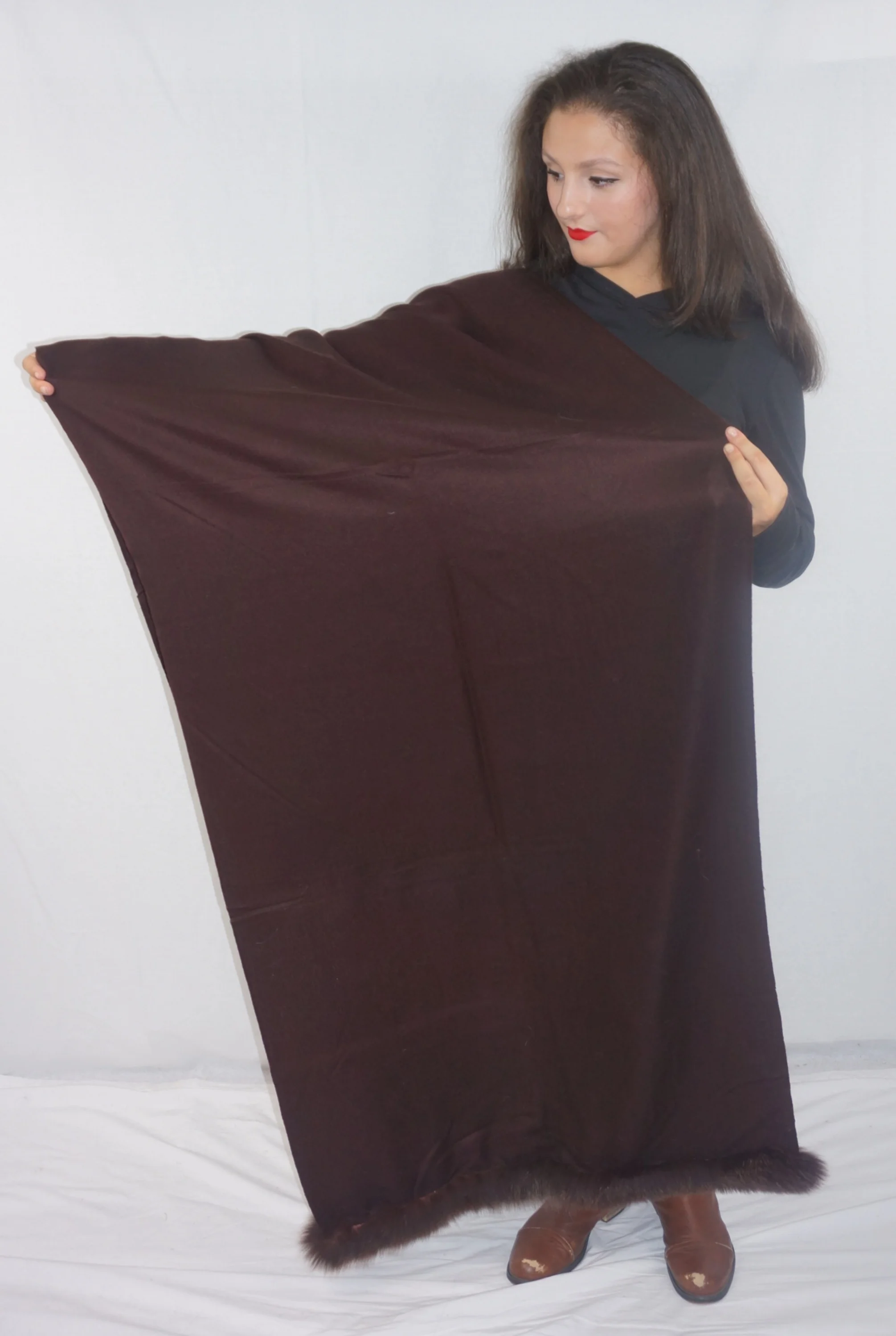 Silk-poncho-cape-cashmere-cashmere scarf-dress shawl-keffiyeh